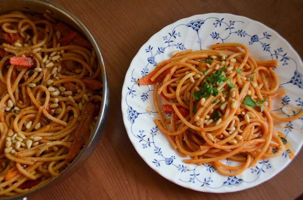 Cheese and pepper pasta