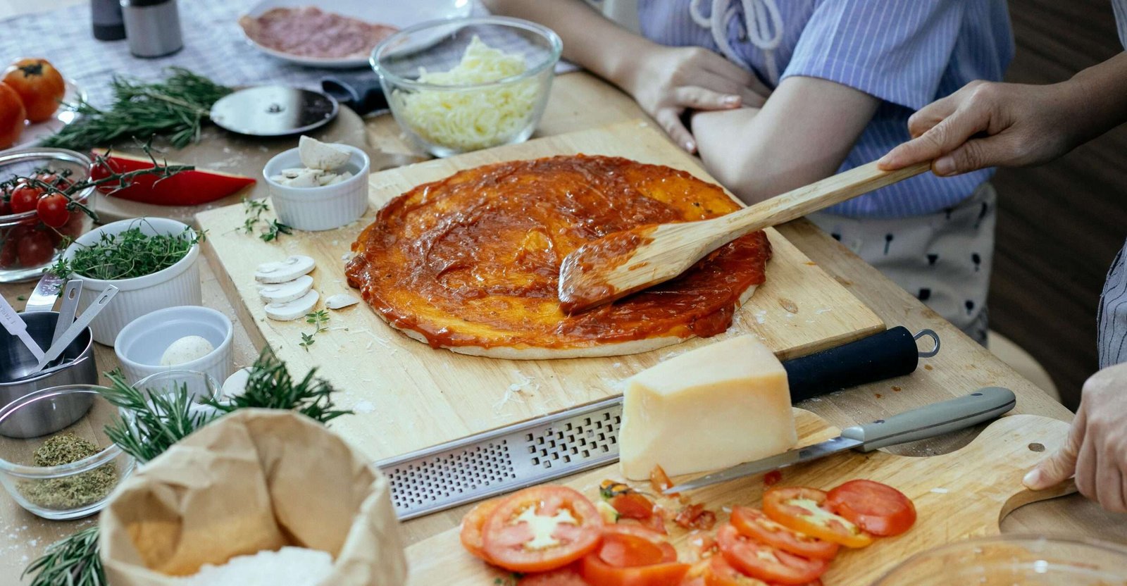 Making Pizza at home